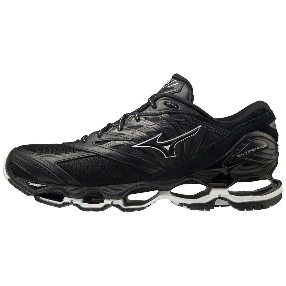 Mizuno Men's Wave Prophecy LS Kuro Sneakers Black/White (D1GA207009-KEI)